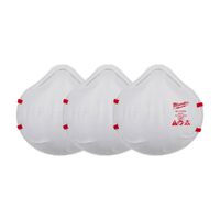 Milwaukee N95 Disposable Respirators 3 Pack 48734032