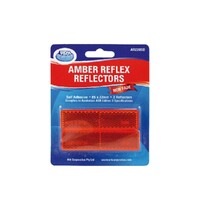 2x Amber S/A Reflector/22 x 85mm/Blister Pk