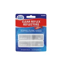 2x clear S/A Reflector 22 x 85mm Blister