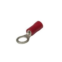 Terminals Ring Red 8mm Double Grip