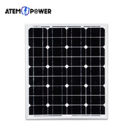 ATEM POWER 60W Solar Panel 12V Mono Generator Caravan Camping Battery Power Charging