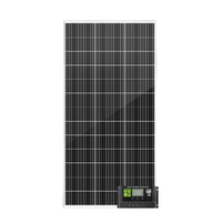 ATEM POWER 12V 200W Solar Panel Kit Mono Fixed Caravan Camping Power Battery Charging
