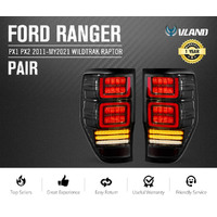 VLAND LED Tail Lights For Ford Ranger Wildtrak 2012-2021