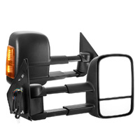 SAN HIMA Pair Towing Mirrors for Toyota Landcruiser 200 Series 2007-2021 with Indicator