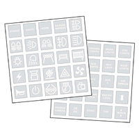 Narva White Sticker Set Suits 4wd Sw