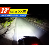 LIGHTFOX 23inch Philips LED Light Bar Spot Flood Work Driving Lamp Offroad 4x4 Truck SUV
