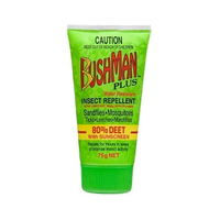 12x Bushman Personal Insect Repellent Plus Sunscreen Drygel 75g