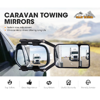 SAN HIMA 2x Towing Mirrors Clip Universal Multi Trailer Caravan Car Truck Vehicle 4WD Pair