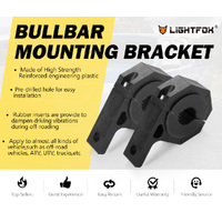 LIGHTFOX 2PCS Bullbar Mounting Bracket Kit 25 50mm Clamp LED Work Light Bar Tube Holder