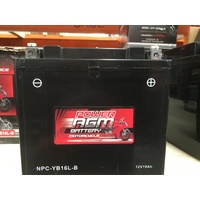 Power AGM 12V 19AH 380CCAs Motorcycle Battery