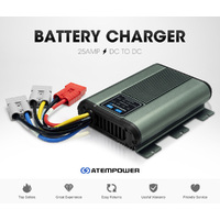 ATEM POWER 12V 25A DC to DC Battery Charger MPPT Dual Battery System Kit Isolator