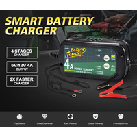 Battery Tender Smart Battery Charger 4A 6V/12V Trickle Automatic SLA AGM Car Truck