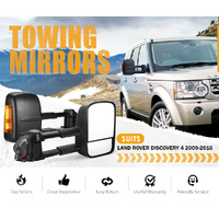 SAN HIMA Pair Towing Mirrors for Land Rover Discovery 4 2009-2016