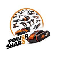 WORX Powershare 20V 4.0Ah MAX Lithium-ion Battery, with Battery Indicator WA3553 
