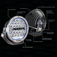 Narva Ultima 9 Inch 215Mm Led Driving Light Lamp 165W Offroad Spotlight 71740
