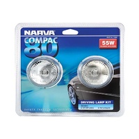 Narva 80Mm Oval D/Lamp Kit With 55W