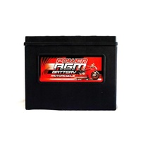Power AGM 12V 20AH 490CCAs Motorcycle Battery