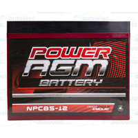 Power Agm 85Ah Trailer Caravan Solar Ute 4x4 Aux Battery Accessories Battery Ba 