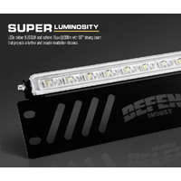 DEFEND INDUST 14inch Number Plate LED Light Bar Single Row Driving Lamp Offroad 4x4