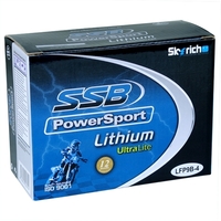 SSB Motorcycle Lithium Battery - Ultralight (0.80 KGS) 170CCA