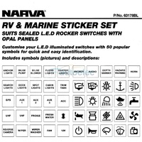Narva Rocker Dash Switch Stickers