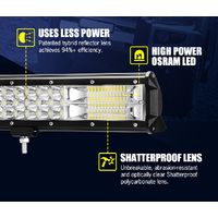 LIGHTFOX 23inch LED Light Bar Spot Flood Driving Offroad Lamp 20/23" 4WD
