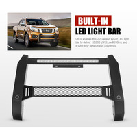 SAN HIMA Steel Nudge Bar For Nissan Navara NP300 2015-2020