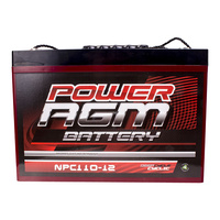 Power AGM 110AH AGM SLA 12V Deep Cycle Battery