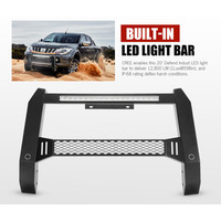 SAN HIMA Steel Nudge Bar For Mitsubishi Triton MQ OEM 2015-2020