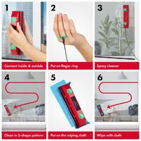 Tyroler BrightTools Glider D-3 Magnetic Window Cleaner For Double Glazed Windows With Window Thickness Of 20-28 Mm.