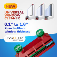 Tyroler BrightTools Glider D-4 Afc (Adjustable Magnetic Force) Magnetic Window Cleaner For All Window Thickness  2Mm-40Mm