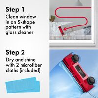 Tyroler BrighTools Glider D-2 Afc (Adjustable Magnetic Force) Magnetic Window Cleaner For Single Or Double Glazed Windows With Window Thickness Of 2-1