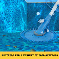 MOBI Swimming Pool Cleaner Floor Climb Wall Automatic Vacuum 10M Blue Hose