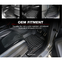KIWI MASTER 3D TPE Car Floor Mats for VW Amarok