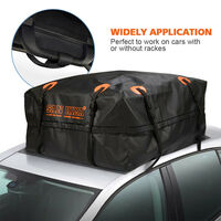 SAN HIMA Universal Waterproof Car Roof Top Rack Bag Cargo Carrier Luggage Basket Bag 4WD