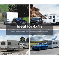 SAN HIMA 2x Towing Mirrors Clip Universal Multi Trailer Caravan Car Truck Vehicle 4WD Pair
