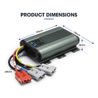 ATEM POWER 12V 40A DC to DC Battery Charger MPPT Dual Battery Lithium LifePO4 AGM