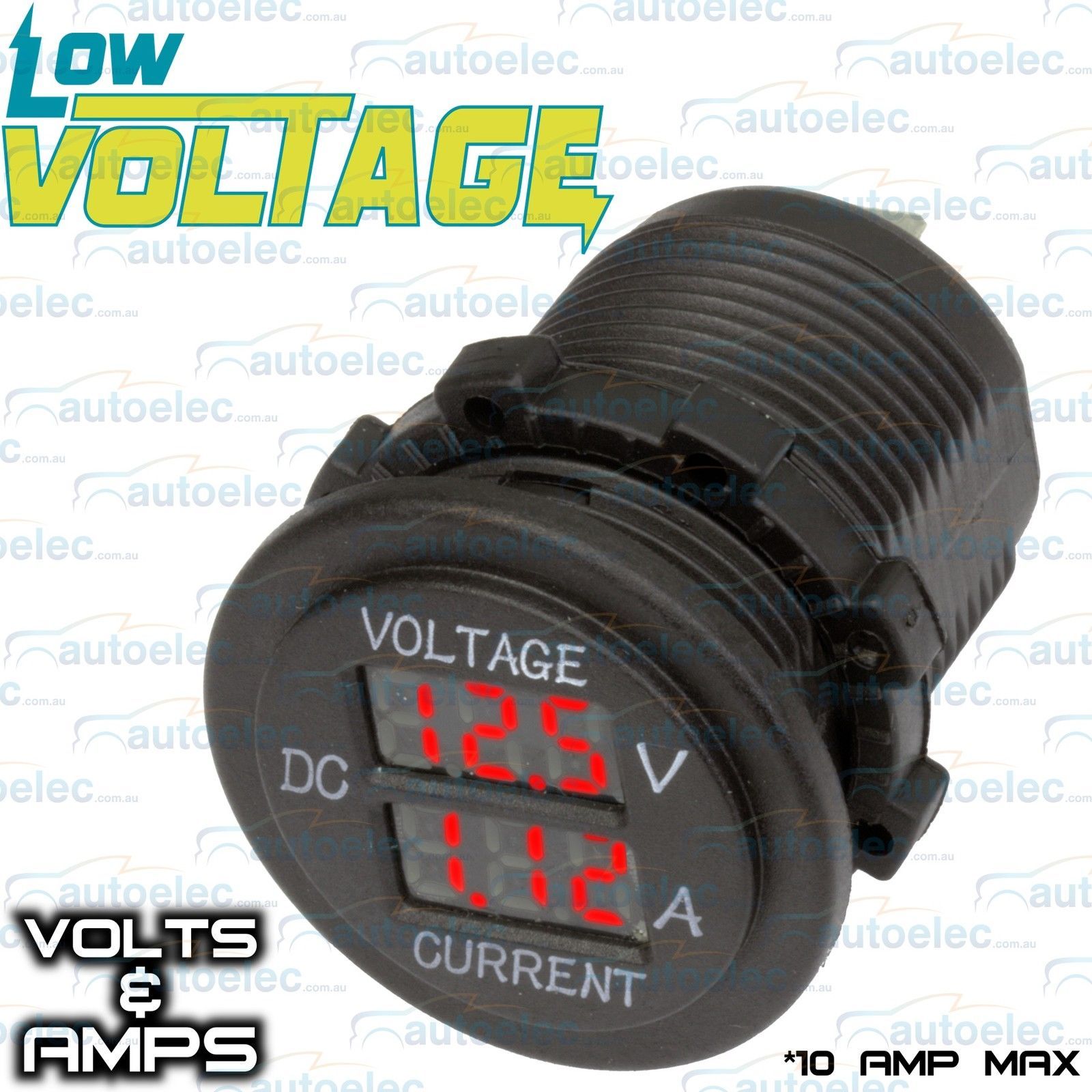 VOLT & AMP METER VOLTMETER AMMETER FLUSH MOUNT 12V VOLT ... auto meter gauges wiring diagram 