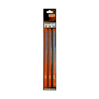 Bahco 3 Pack Hand Hacksaw Blades 18,24,32 TPI 3906-300-3P