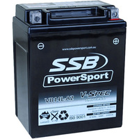 SSB Powersport V-SPEC 12V 12AH 310CCA High Performance AGM Motorcycle Battery
