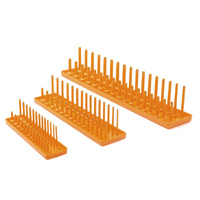 GearWrench 3 Piece Drive Socket Storage Tray Set - Metric Orange 83119