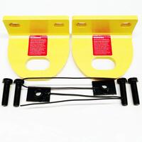 1 pair recovery tow point kit 3250 kg hitch 4wd for nissan navara d40 pathfinder