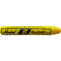 Markal "B" YELLOW Dymark Tyre Crayon / Chalk / Paint Stick (Box of 12)