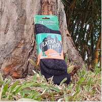 Bamboo Aussie Extra Thick Socks Black or Navy