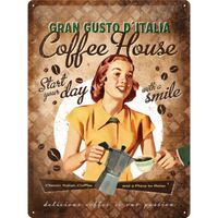 Nostalgic-Art Large Sign Coffee House
