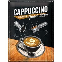 Nostalgic-Art Large Sign Cappuccino Good Idea