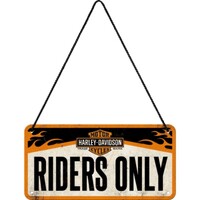 Nostalgic-Art Hanging Sign Harley-Davidson Riders Only