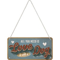Nostalgic-Art Hanging Sign Love Dog