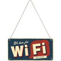 Nostalgic-Art Hanging Sign Free WiFi