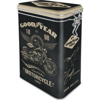 Nostalgic-Art Clip Top Tin Goodyear - Motorcycle